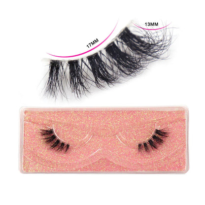 Half Lashes Mink Eyelashes Natural Soft Wispy False Eyelashes Natural Mink Lashes for Daily Makeup Eyelash Extension Fake Lashes