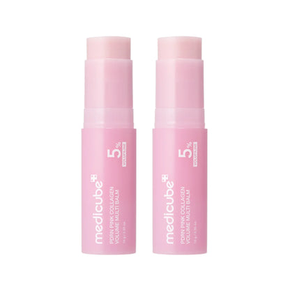 [NEW] [Medicube] PDRN Pink Collagen Volume Multi Balm | All in One Volufiline, PDRN, NAD Stick for Youthful-Looking, Helping Look of Fine Lines, Firming Care, Anti-Aging Care | for Under-Eyes, Neck, Forehead, Smile Lines, Lip Care | Korean Skincare