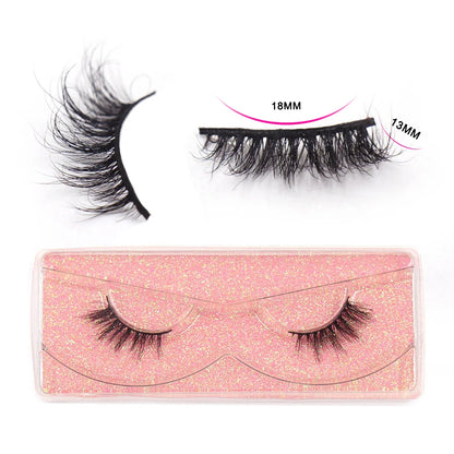 Half Lashes Mink Eyelashes Natural Soft Wispy False Eyelashes Natural Mink Lashes for Daily Makeup Eyelash Extension Fake Lashes