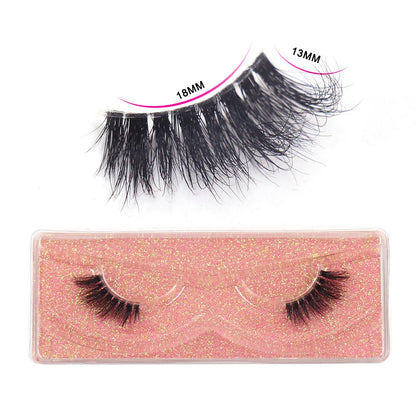 Half Lashes Mink Eyelashes Natural Soft Wispy False Eyelashes Natural Mink Lashes for Daily Makeup Eyelash Extension Fake Lashes