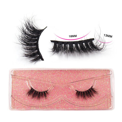 Half Lashes Mink Eyelashes Natural Soft Wispy False Eyelashes Natural Mink Lashes for Daily Makeup Eyelash Extension Fake Lashes