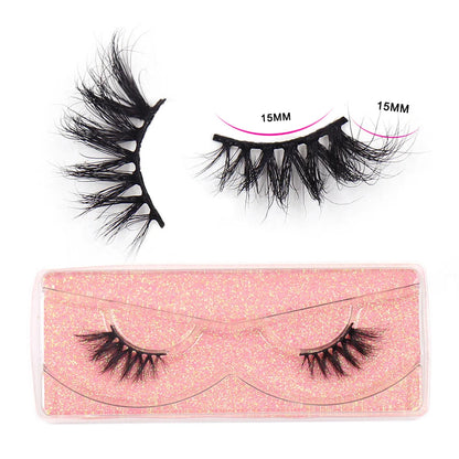 Half Lashes Mink Eyelashes Natural Soft Wispy False Eyelashes Natural Mink Lashes for Daily Makeup Eyelash Extension Fake Lashes