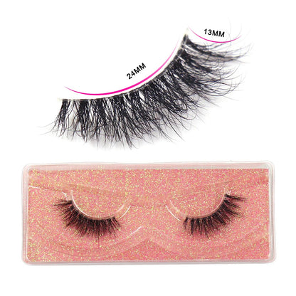 Half Lashes Mink Eyelashes Natural Soft Wispy False Eyelashes Natural Mink Lashes for Daily Makeup Eyelash Extension Fake Lashes