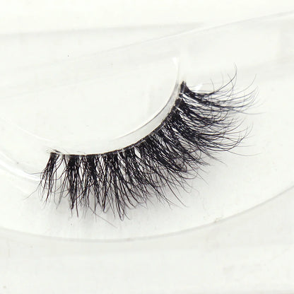 Half Lashes Mink Eyelashes Natural Soft Wispy False Eyelashes Natural Mink Lashes for Daily Makeup Eyelash Extension Fake Lashes